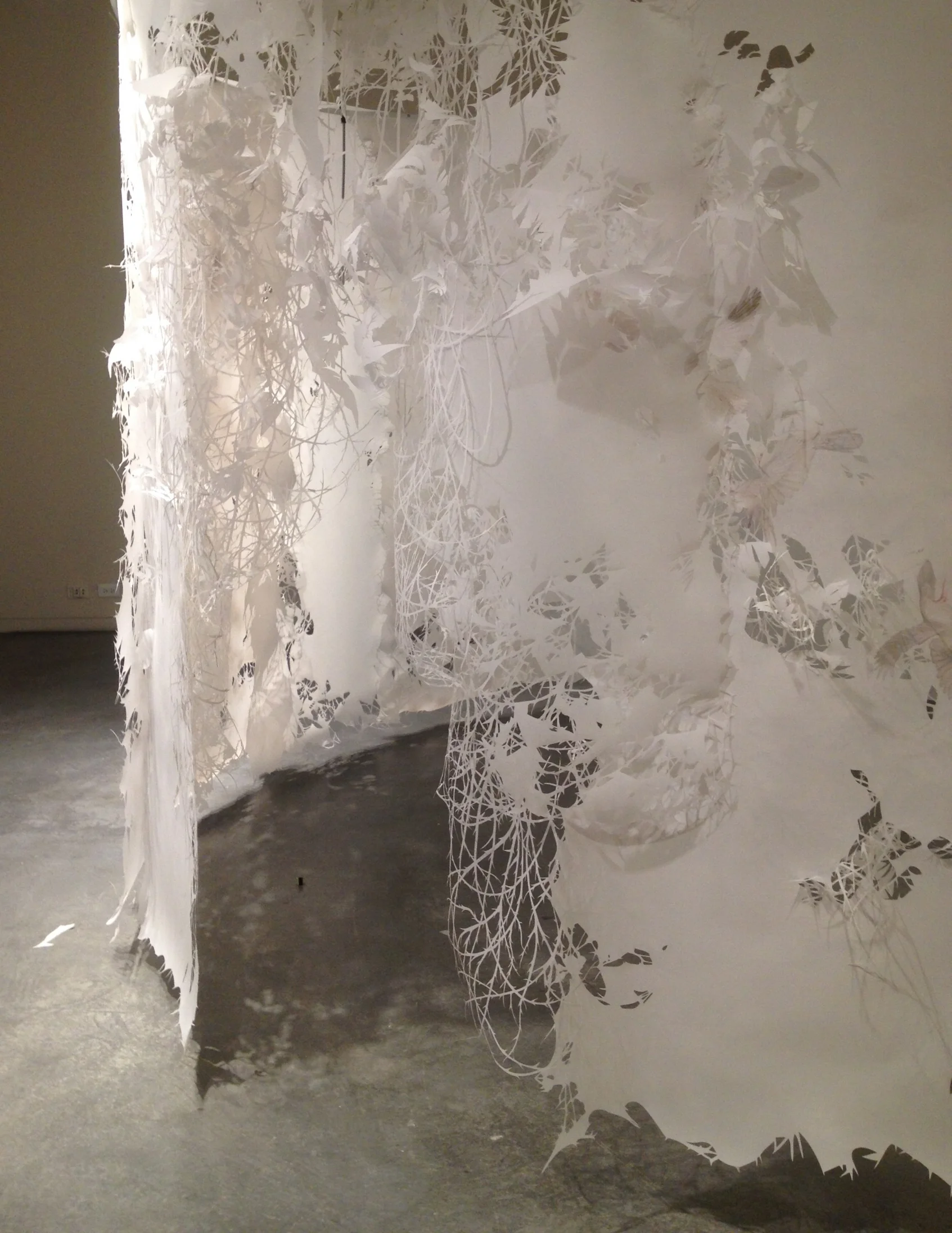   The Relentless Memorial   Installation view, front door 