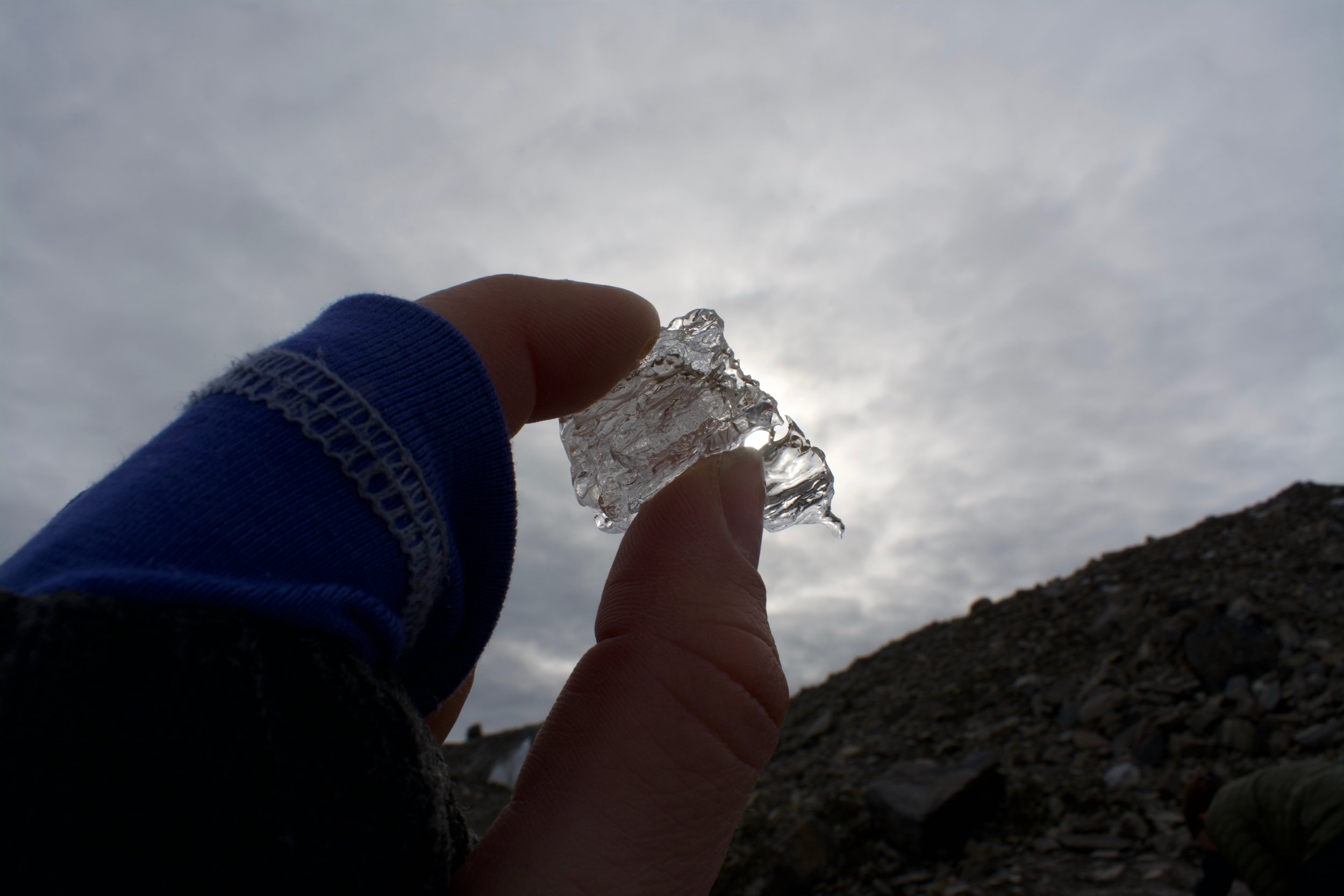 Ancient ice = ancient gases = ancient organisms that exhaled those ancient gases = ancient life that made the organisms that exhaled those ancient gases = amazing planet of which I am a part.