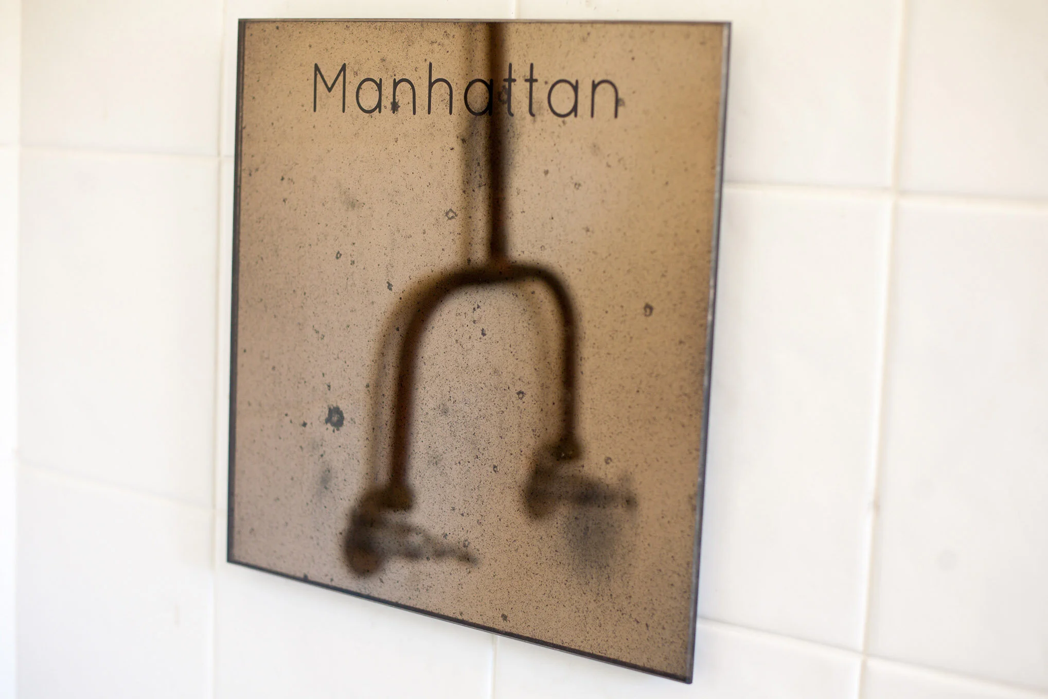 Manhattan Bronze Antique Mirror Sample