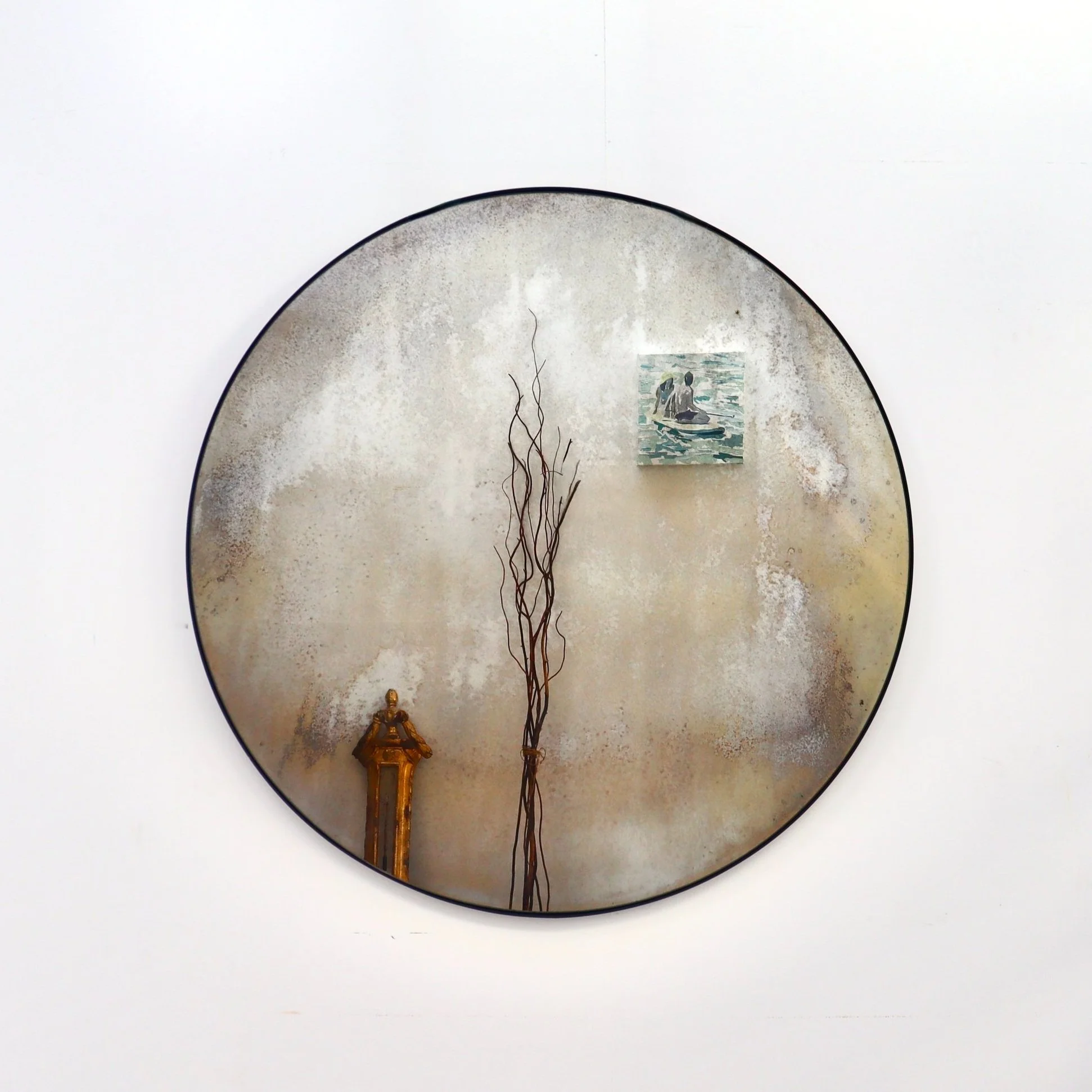 Limited Edition Circular Framed Mirror