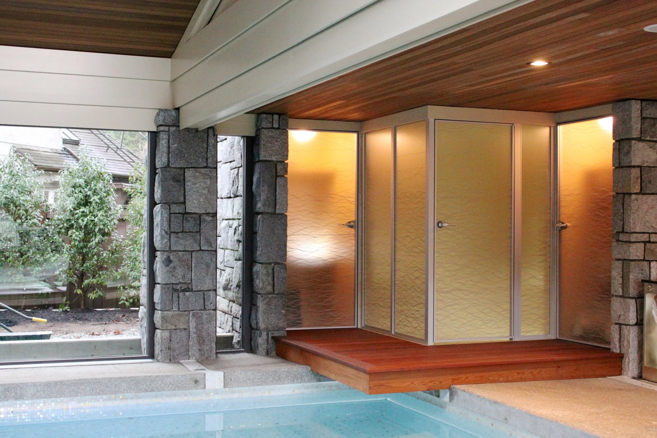  This
 restoration of a beautiful pool house in Vancouver's Shaughnessy 
neighbourhood was accompanied by a new landscape design that would suit 
the clients' need for a flexible and easy to maintain space for 
entertaining guests.&nbsp;&nbsp; 