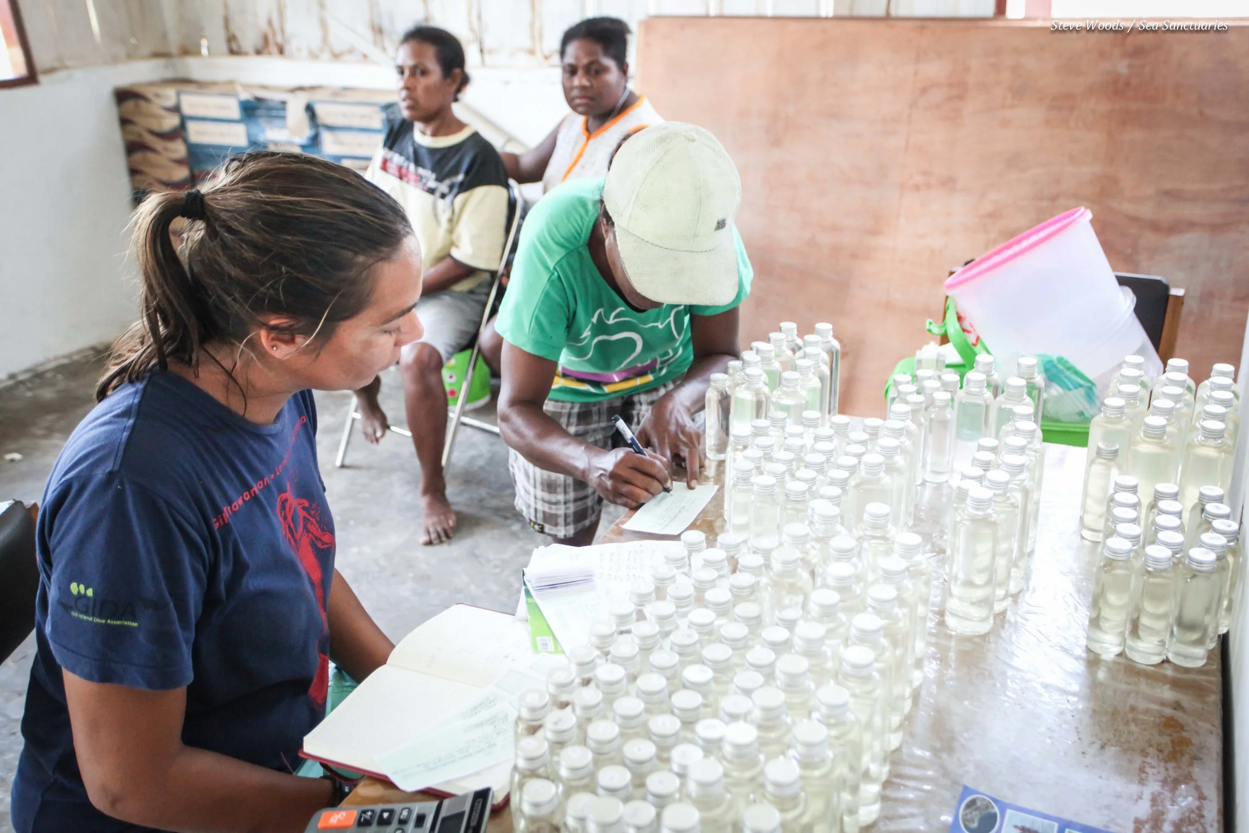 Working with local community members
