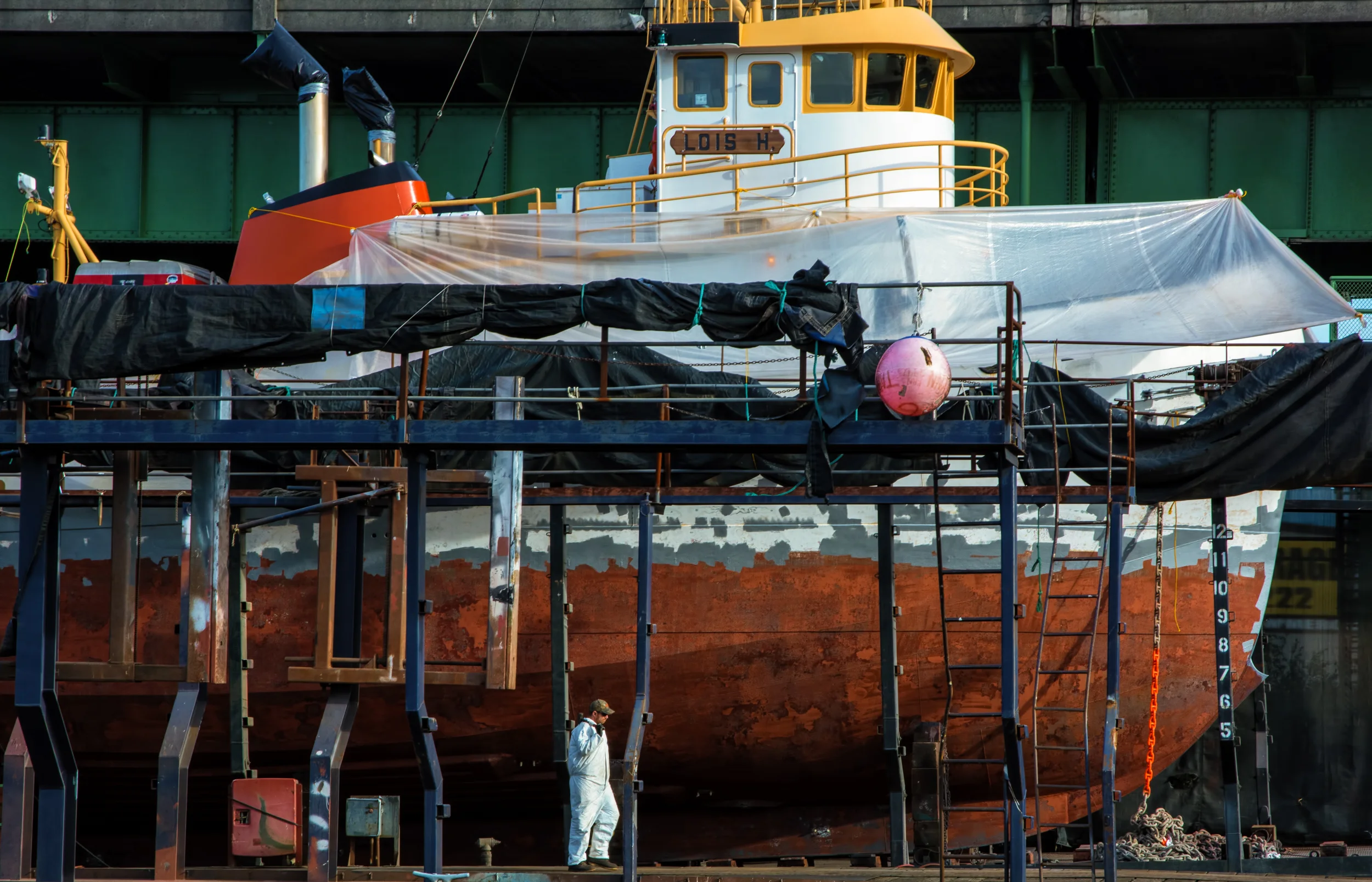 Lois H. in Dry Dock