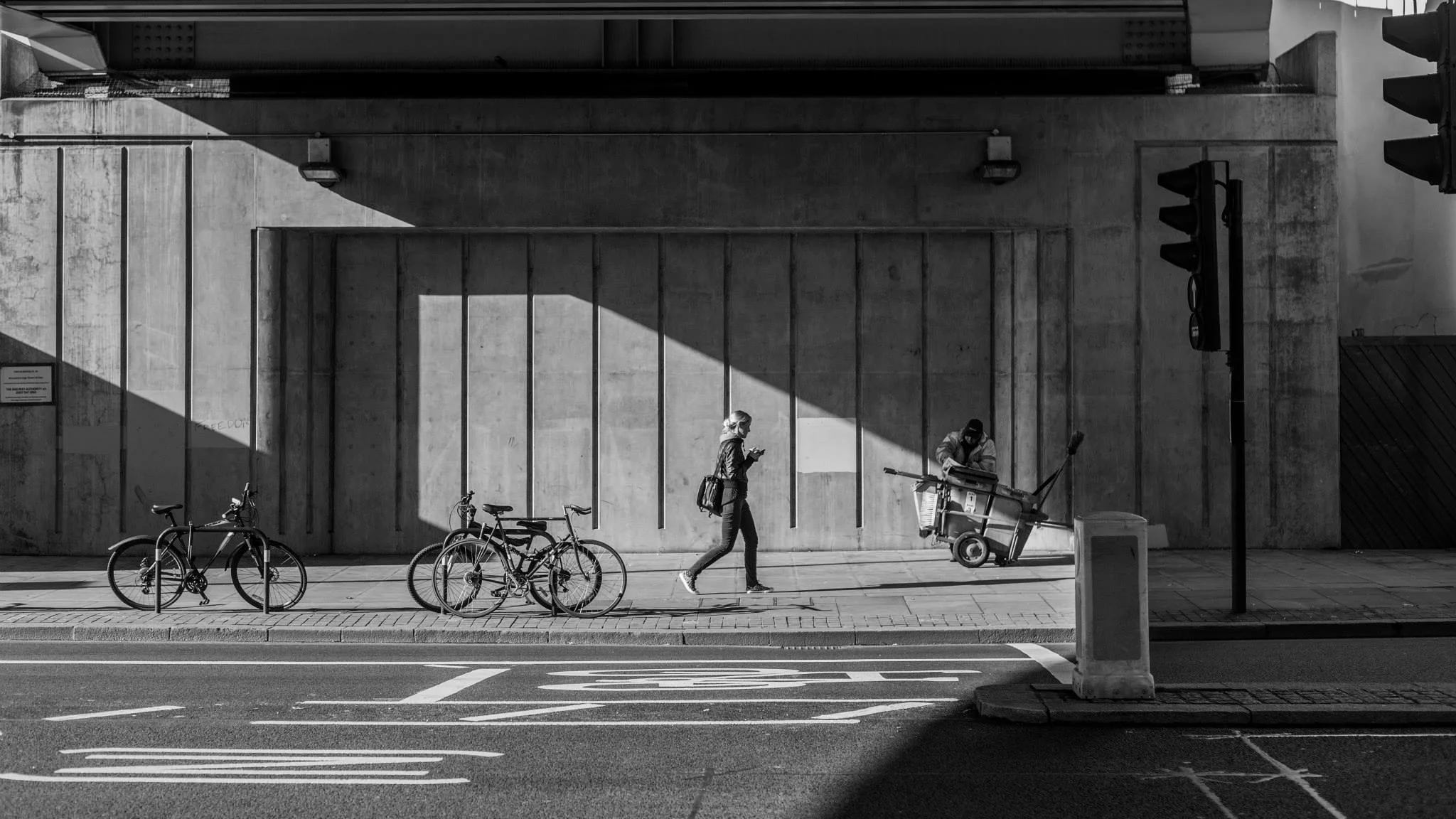 Under the bridge shoreditch high street. London