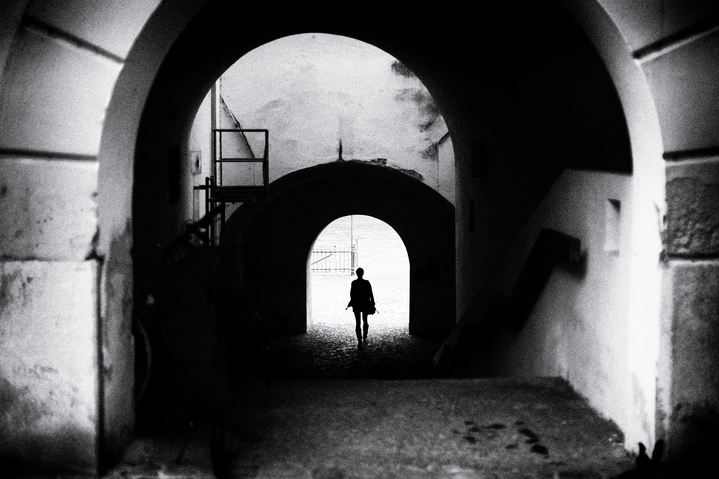 'Walking through', Taken in Passau, Germany