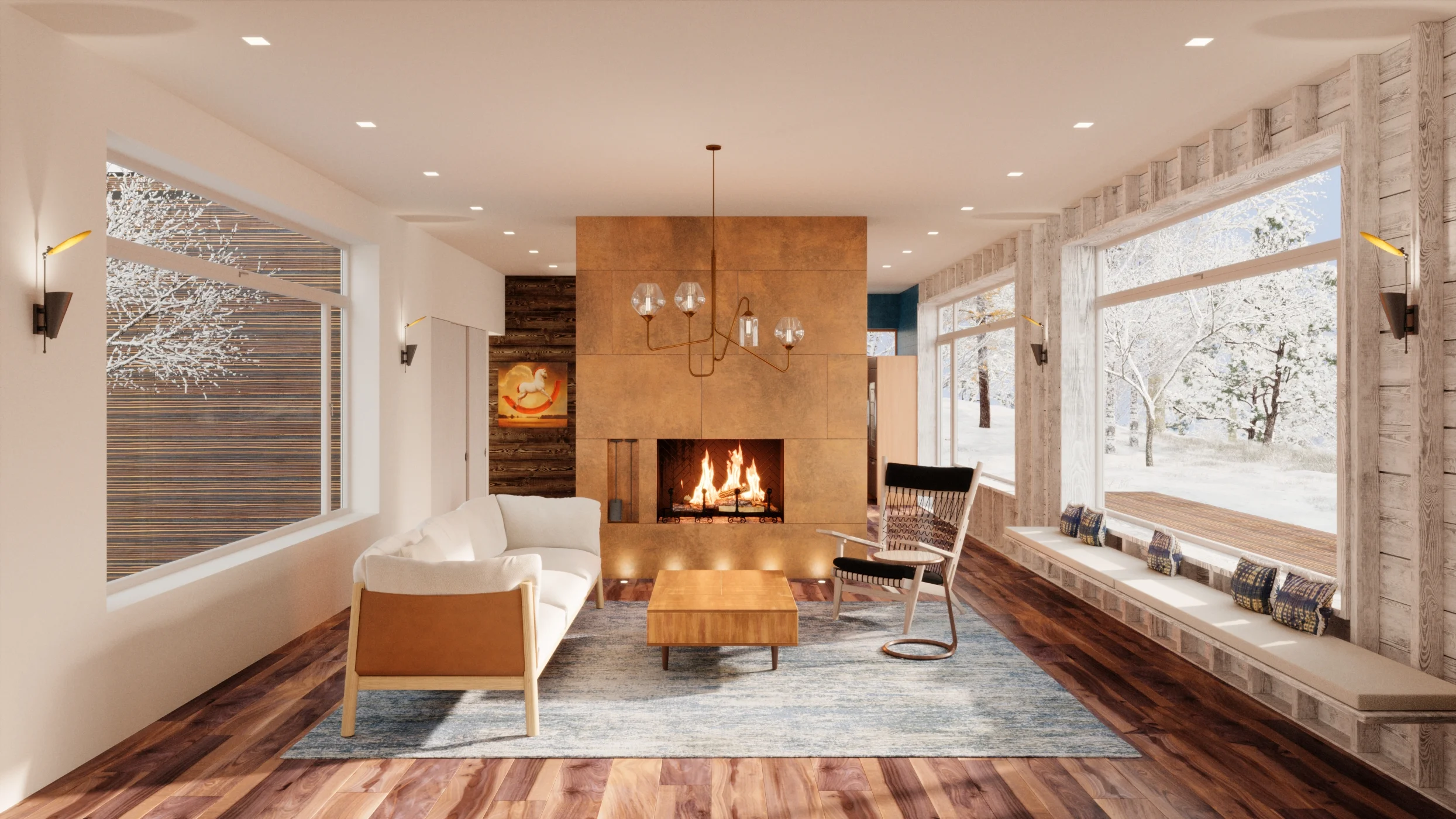 RDD HOUSE INTERIOR DESIGN: LIVING ROOM