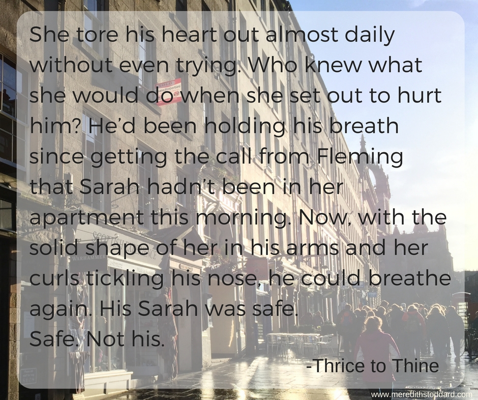 She tore his heart out almost daily without even trying. Who knew what she would do when she set out to hurt him- He’d been holding his breath since getting the call from Fleming that Sarah hadn’t been in her apartme.jpg