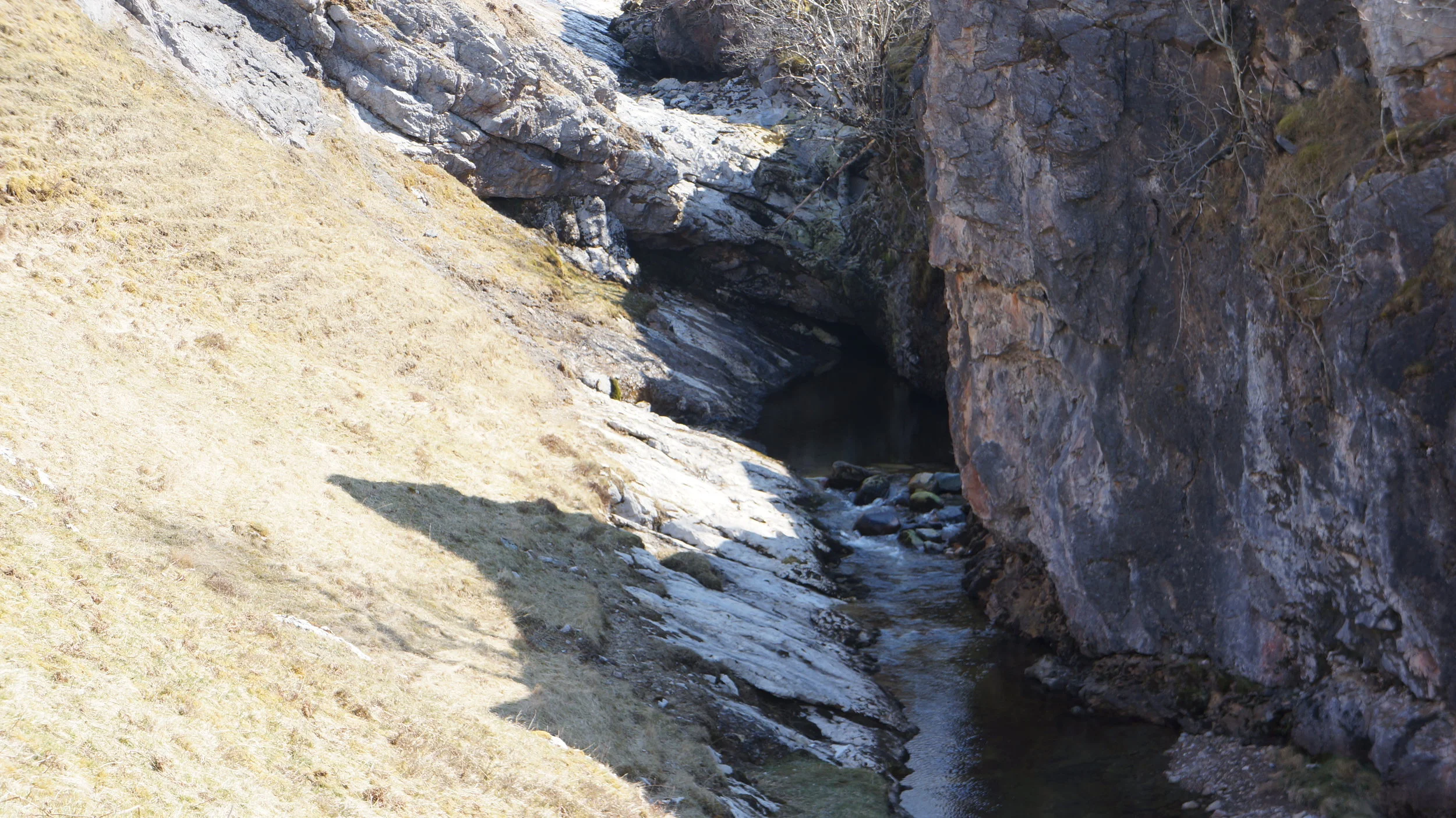 Caves on the Traligill River