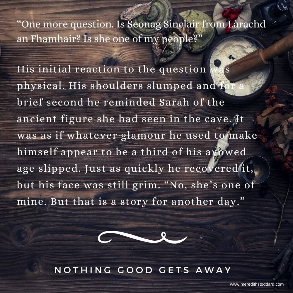 “One more question. Is Seonag Sinclair from Larachd an Fhamhair_ Is she one of my people_” His initial reaction to the question was physical. His shoulders slumped and for a brief second he reminded Sarah of the an.jpg