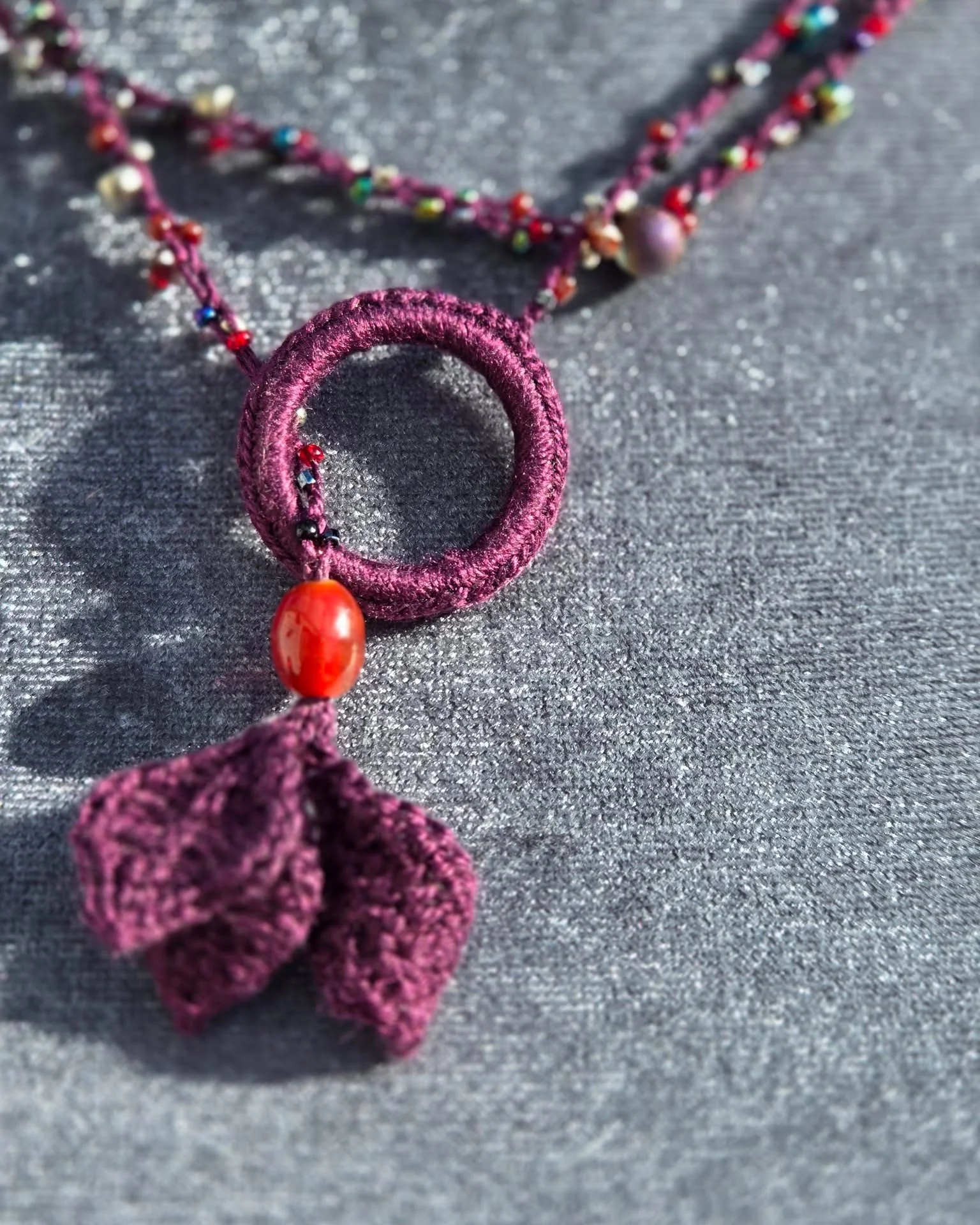 Looking for the perfect handmade jewelry for someone special in your life? I've just added some new crocheted necklaces and earrings to the shop. This lariat-style one can be worn in multiple ways.
https://www.meredithstoddard.com/shop/p/hjcf3r2wscxq