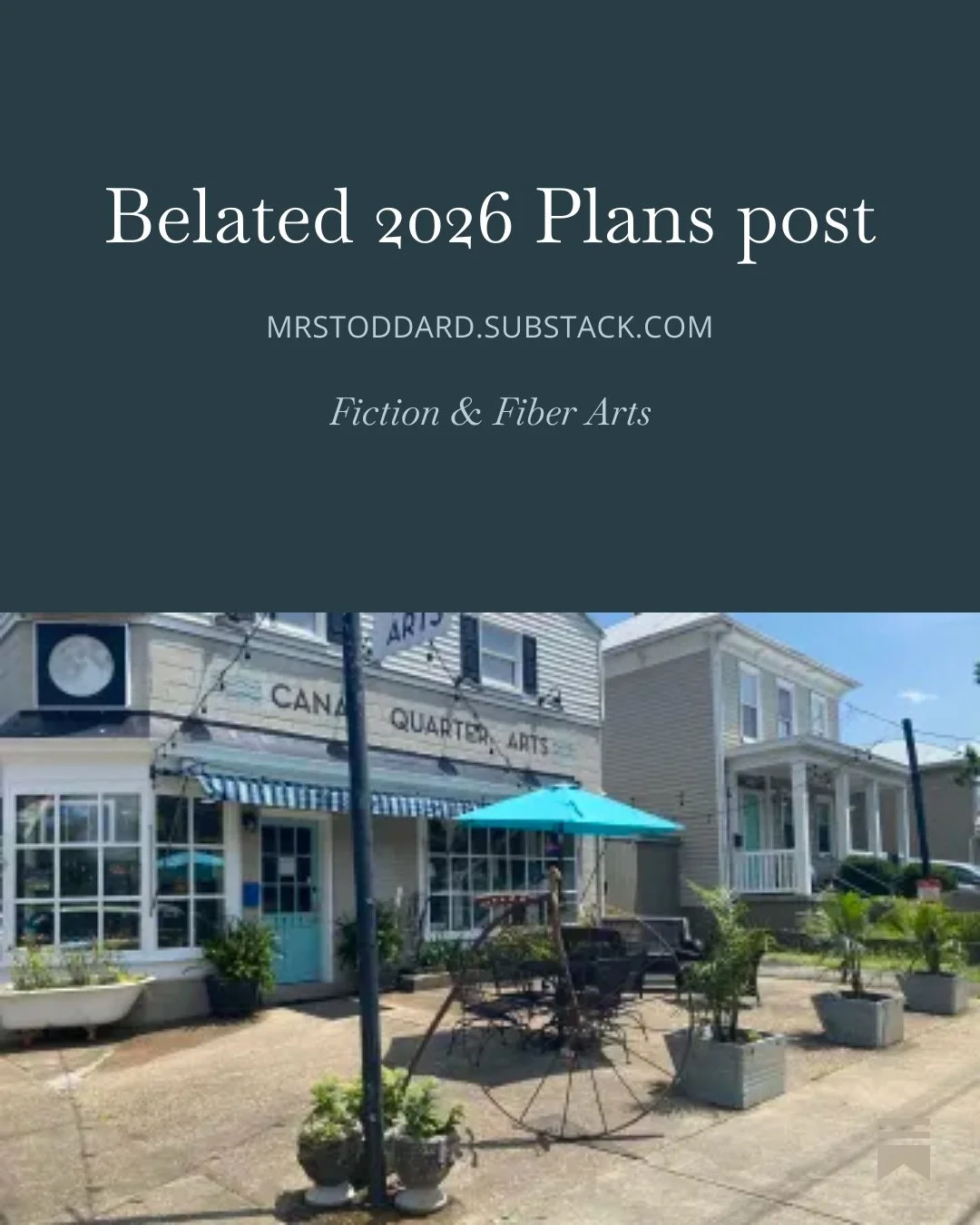 The last quarter of 2025 saw a lot of growth. Check out my 2026 plans for the craft part of the business. 
https://open.substack.com/pub/mrstoddard/p/belated-2026-plans-post?r=1m60mf&amp;utm_campaign=post&amp;utm_medium=web&amp;showWelcomeOnShare=tru