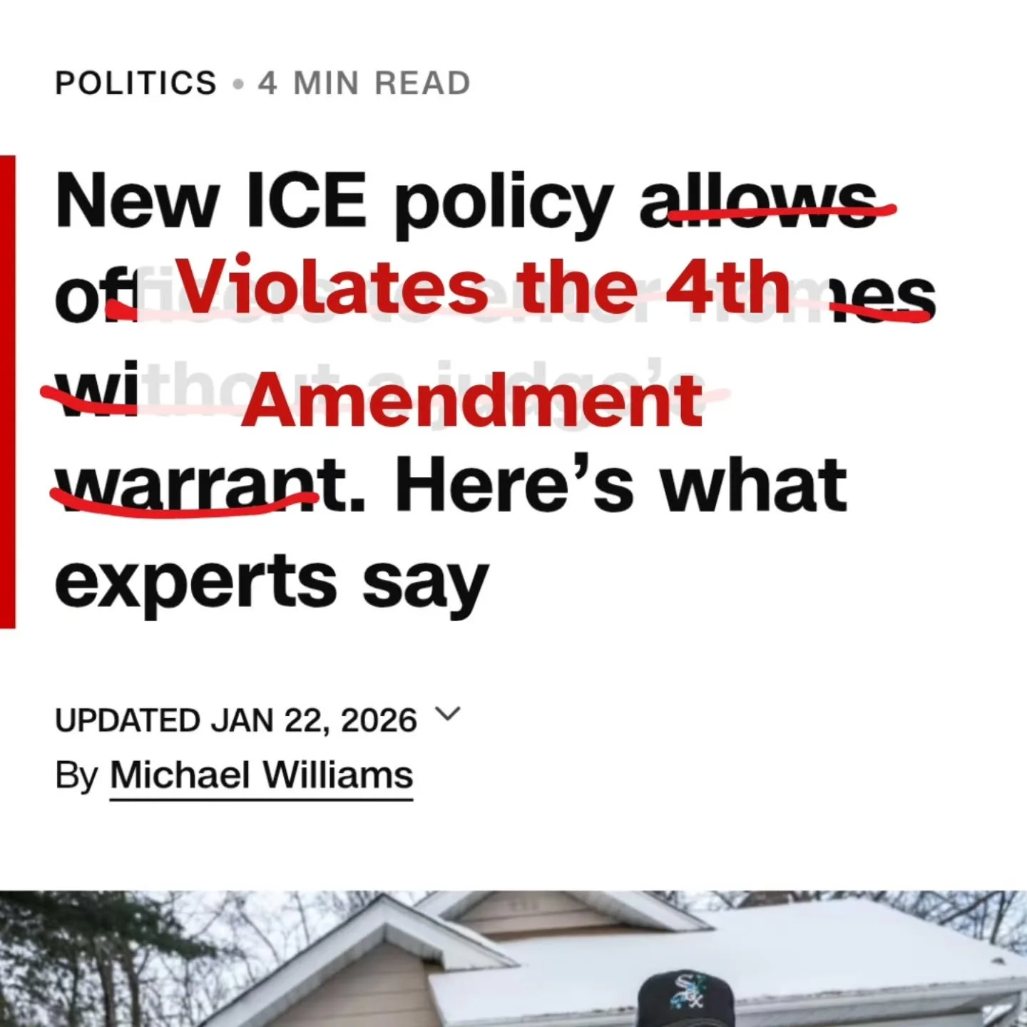 Here @CNN. I fixed your headline for you. The media has got to stop softening their language when it comes to what this regime is doing. We don't need the Supreme Court to adjudicate this. They already have many times over. #4thamendment #knowyourrig