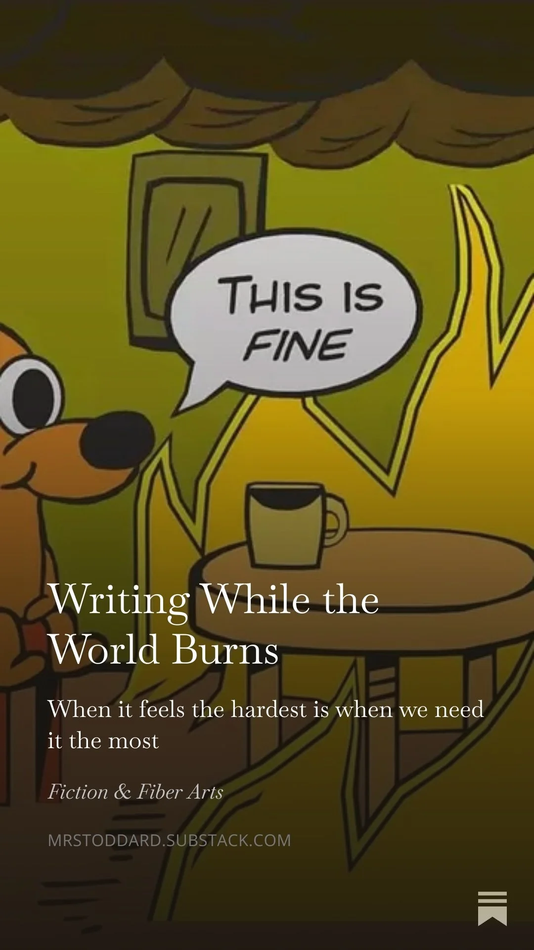 I had hoped to be so much further along on Thrice to Mine than I am at this point. I'm still writing, and the book is getting juicier with every scene. But just siting down to write can feel so hard these days.