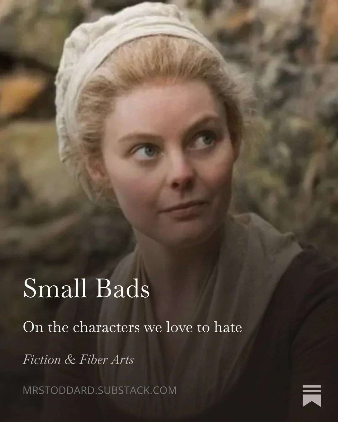 My April writing workshop is all about building characters, which got me thinking about the characters we love to hate. Who are some of your favorite minor villains? https://open.substack.com/pub/mrstoddard/p/small-bads?r=1m60mf&amp;utm_campaign=post