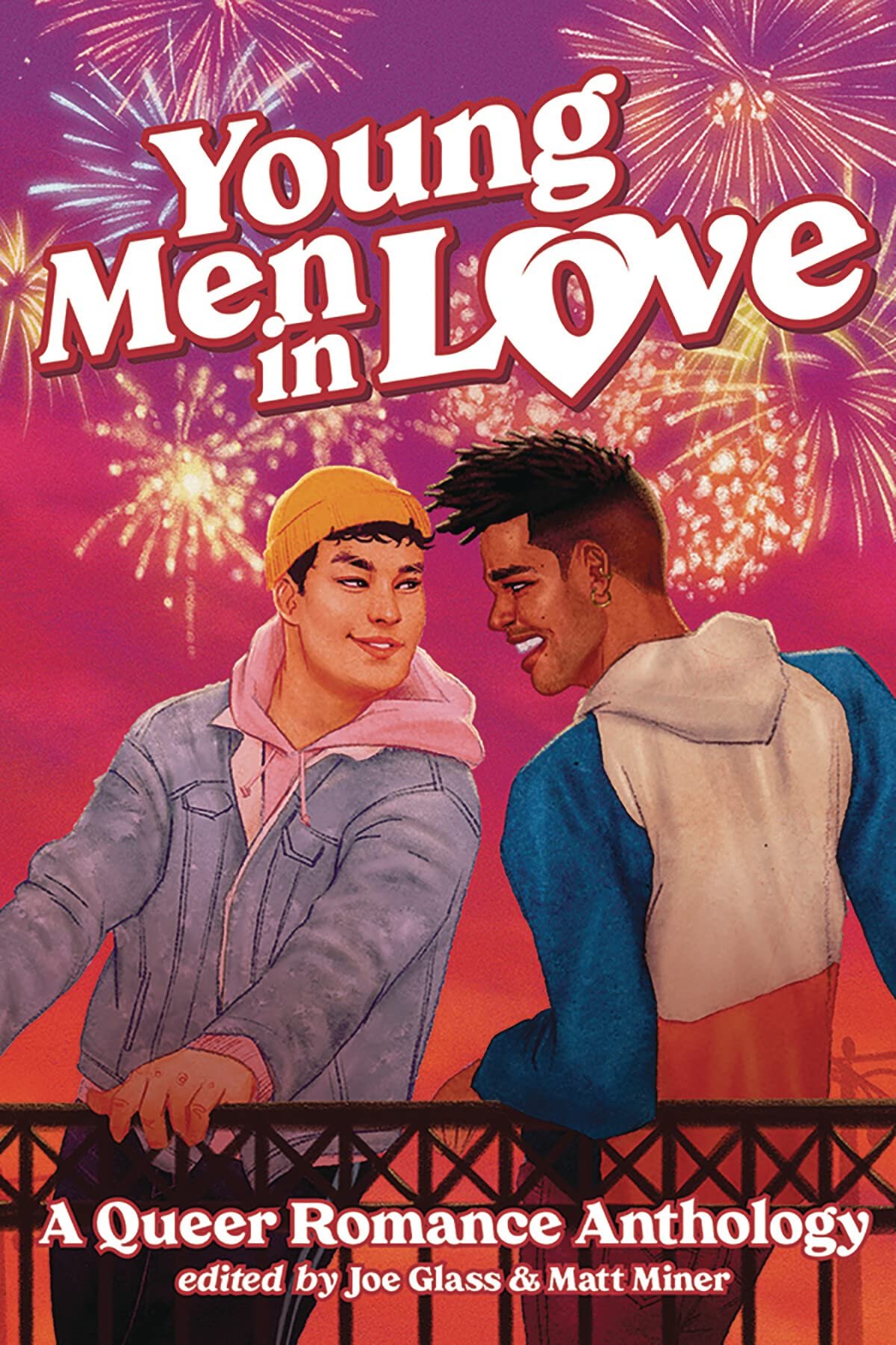 Young men in love comic