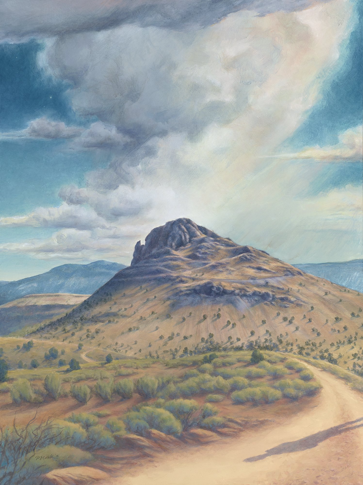 Portrait of Victorio Peak | original sold | prints available