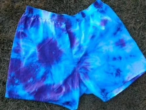 tie dye boxer shorts