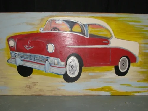 Red Chevy Flat