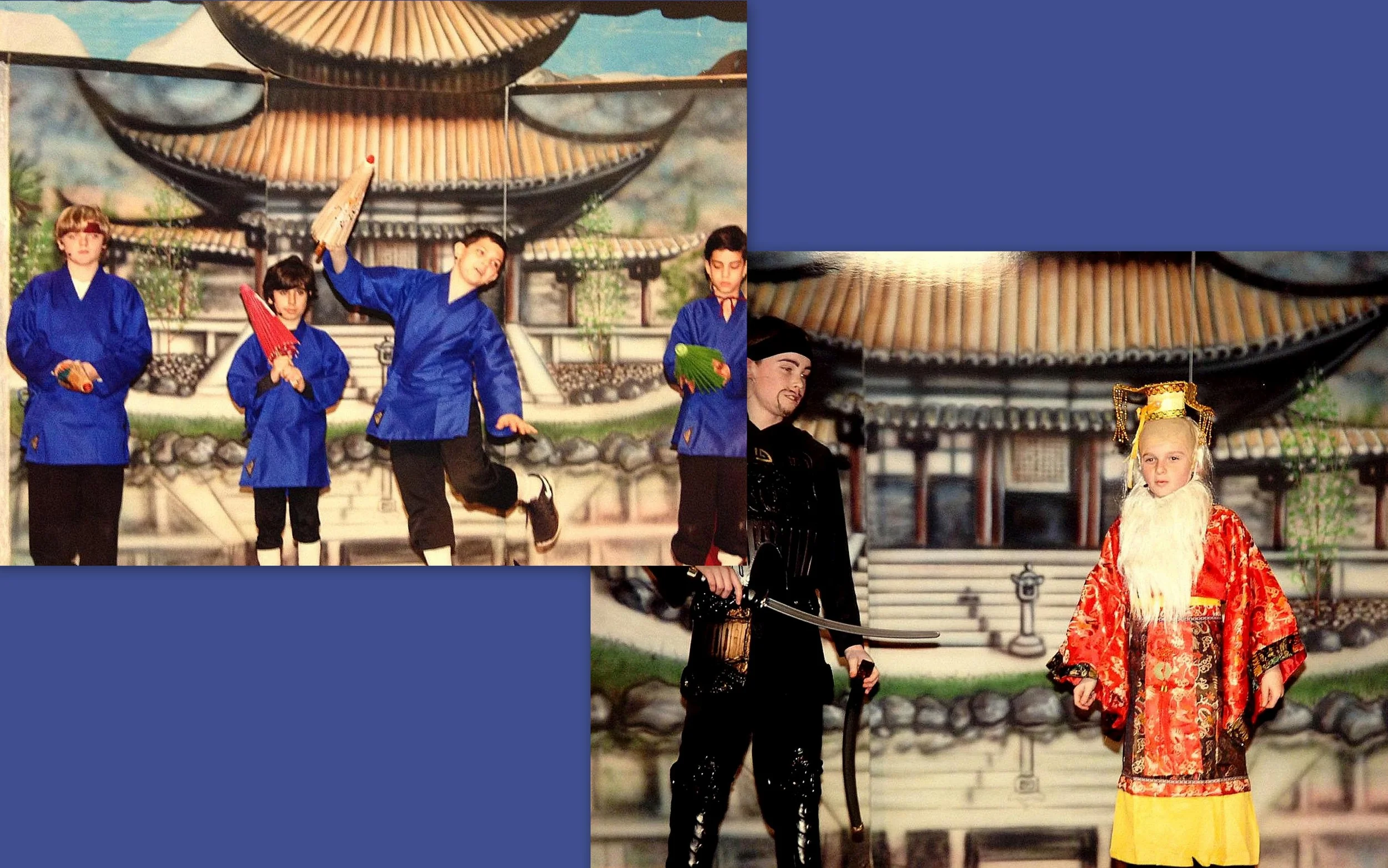 Asian Palace used for a school play 8' high and 20' wide