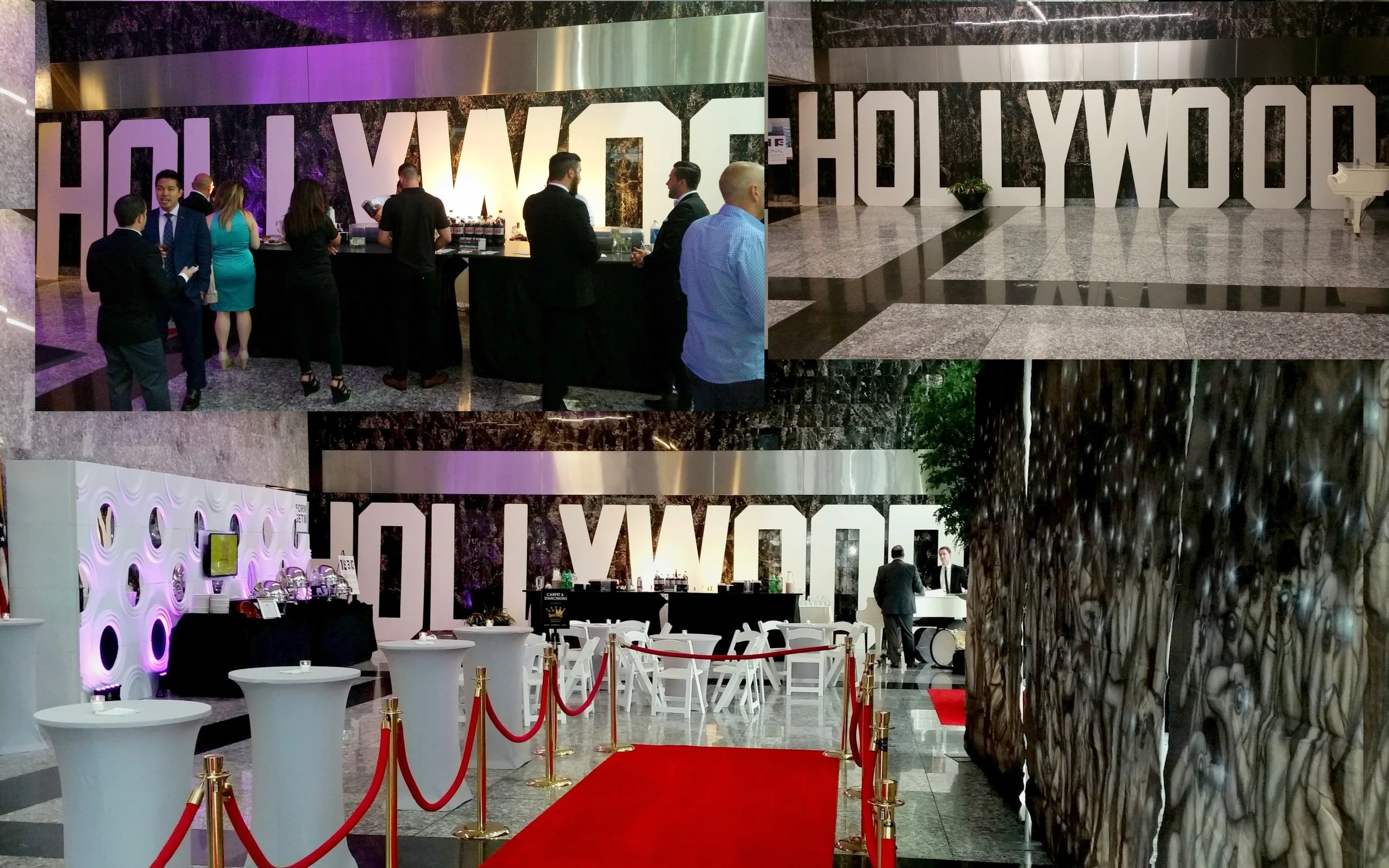 HOLLYWOOD Letters 8' tall and approximately 45' wide