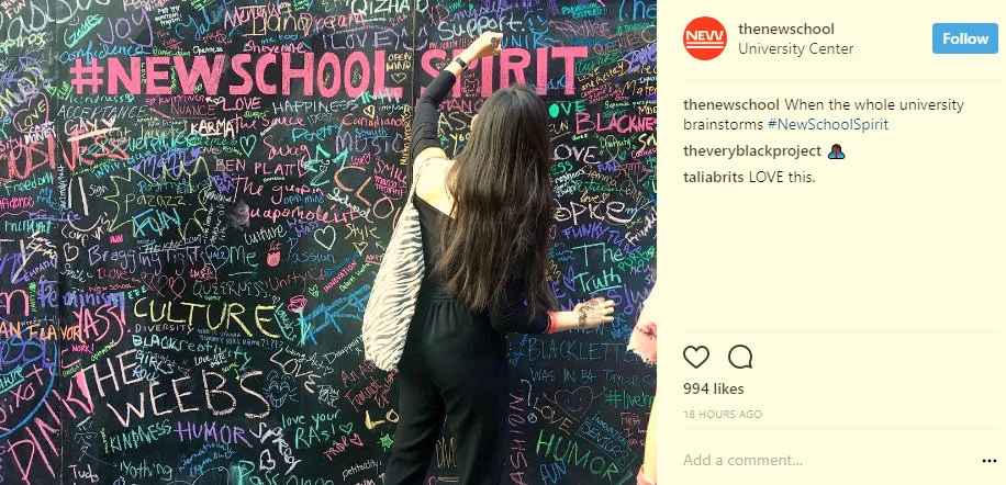 Here is a great way to spread the great artwork. Add a unique hashtag for Instagram or Facebook