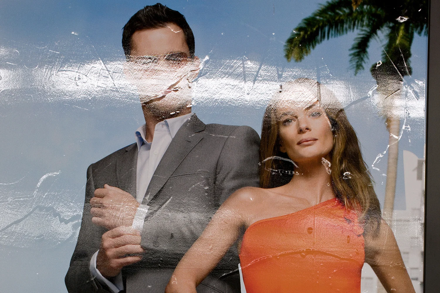 Burn Notice Poster. NY, 2010 Archival fiber inkjet print mounted to yellow sintra 13 x 20 inches 
