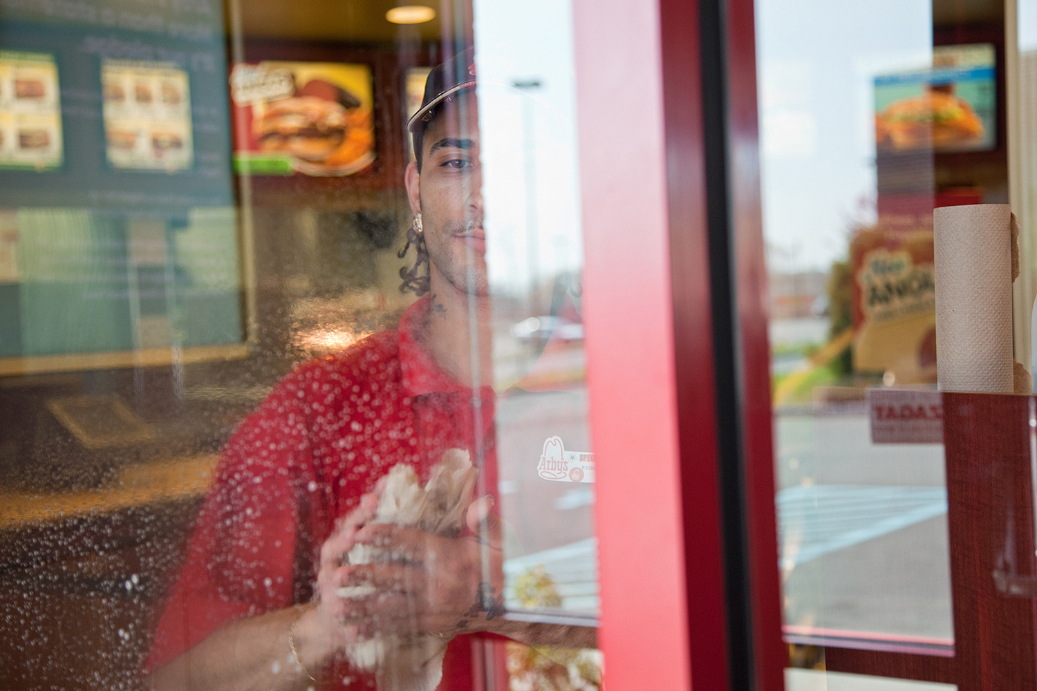   Arby's. Boston Post Road, CT  2011  Archival fiber inkjet print mounted to yellow sintra  20 x 30 inches 