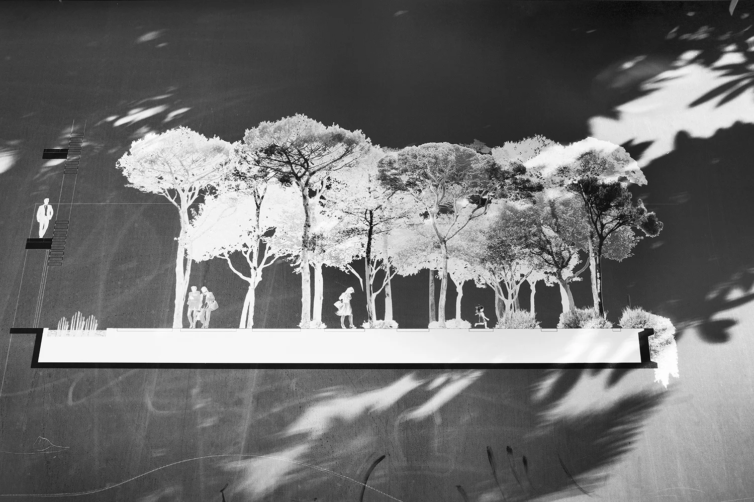 Park render on billboard. Beirut, Lebanon, 2019 UV print on powder-coated dibond 16 x 24 inches