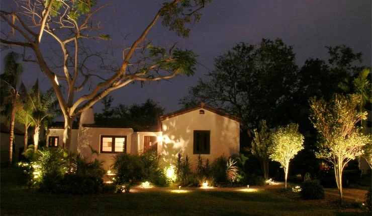 Private Residence with Landscape Lighting - Miami Shores-Florida