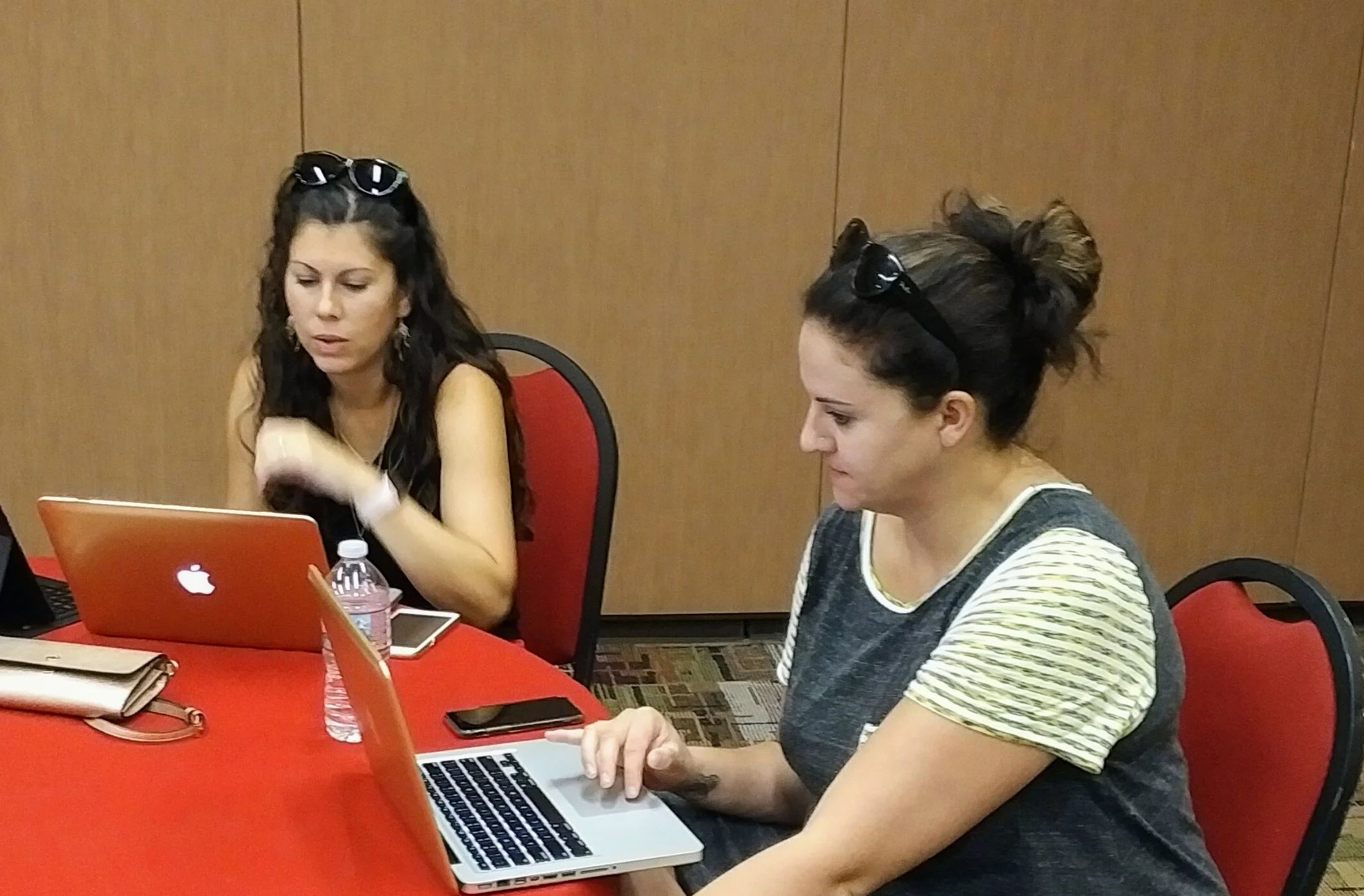  Albuquerque Sign Language Academy leadership team members, Leticia Archuleta (left) and Jennifer Blythe (right)
