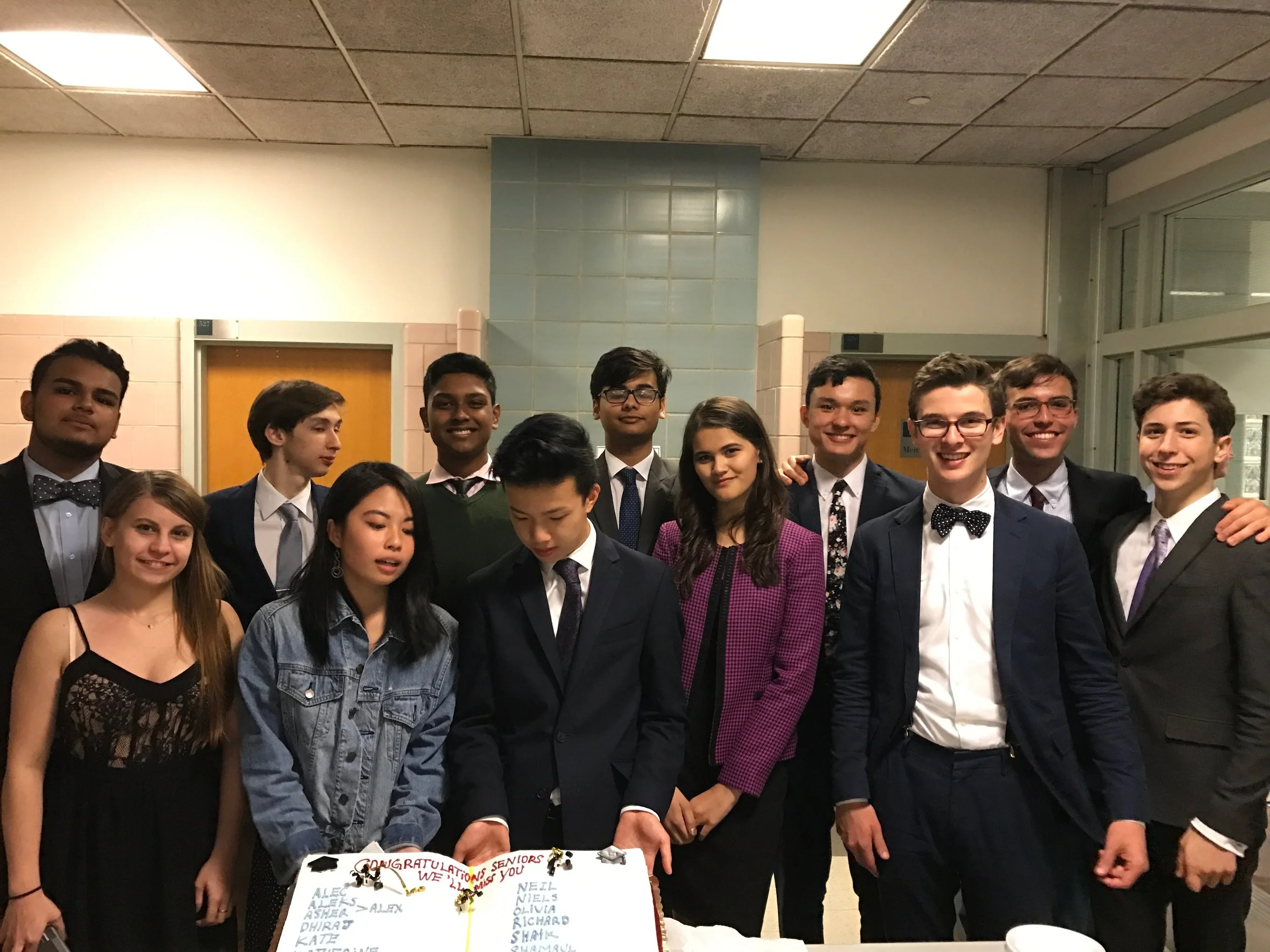 Cutting The Senior Cake! 