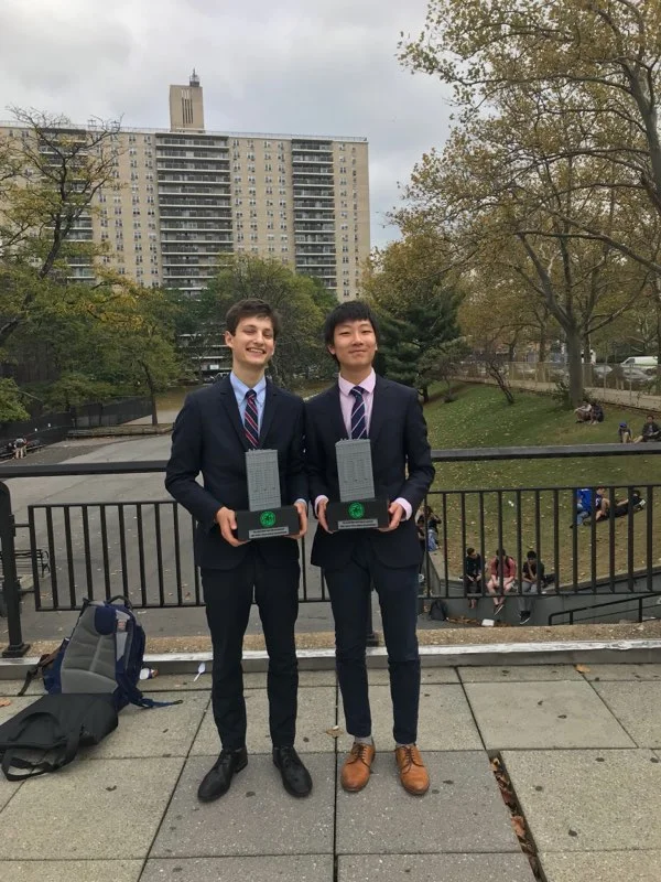 Daniel Ju and Abie Rohrig Quarterfinalists in PF at Big Bronx