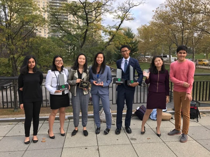 The Speech Team at Big Bronx! The team won 5th in sweepstakes.