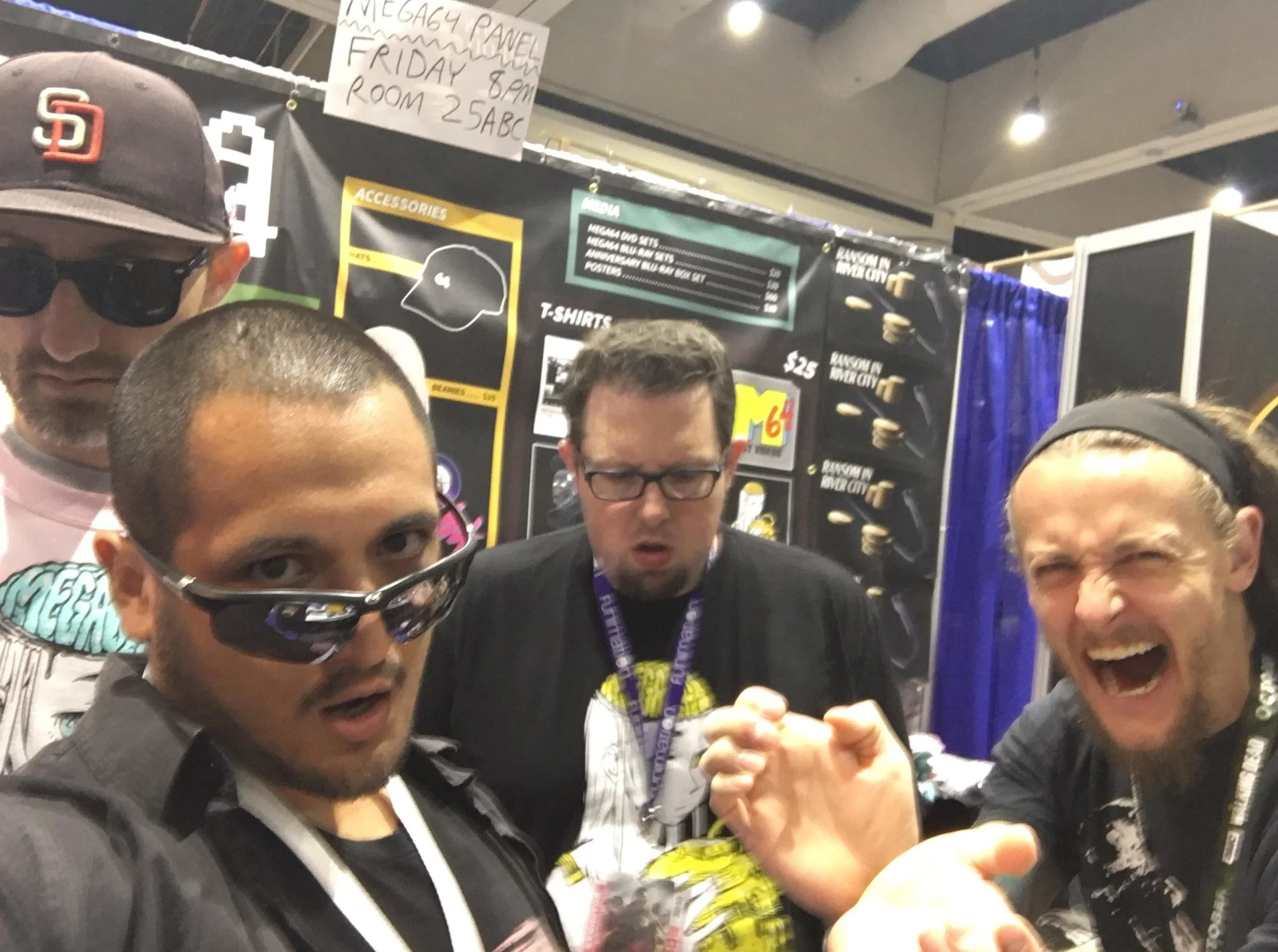 Selfie with Mega64 at San Diego Comic Con.