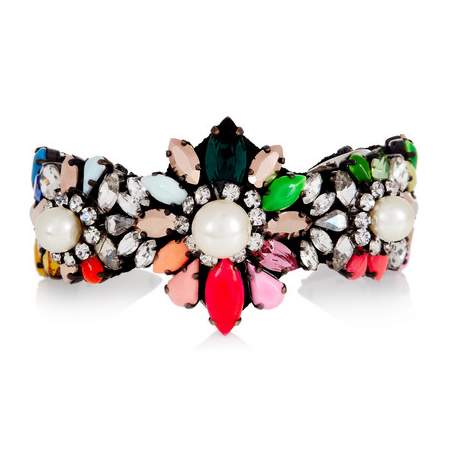 Shourouk Rainbow Pearl Cuff