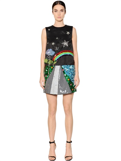 GEM Rainbow Embellished Dress ($1914)