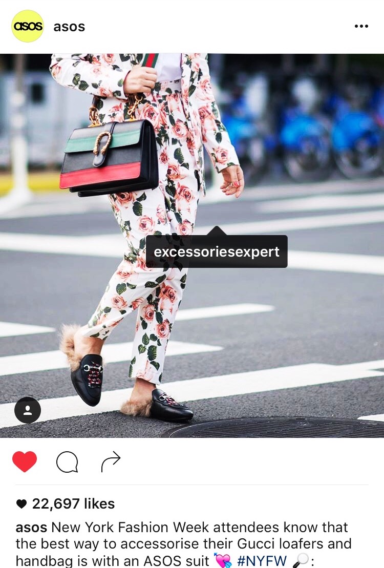 ASOS Instagram