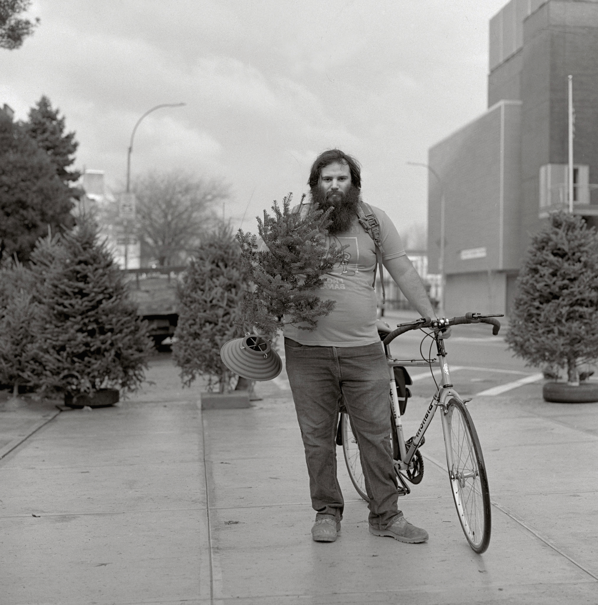 man with tree