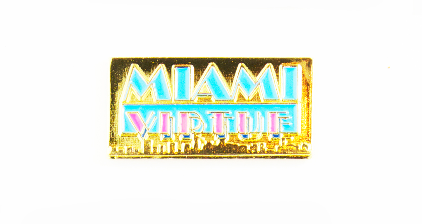 Miami Virtue Pin, Gold