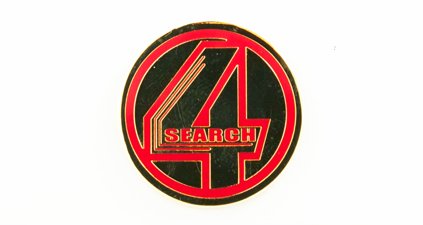 Search 4 Pin, Gold