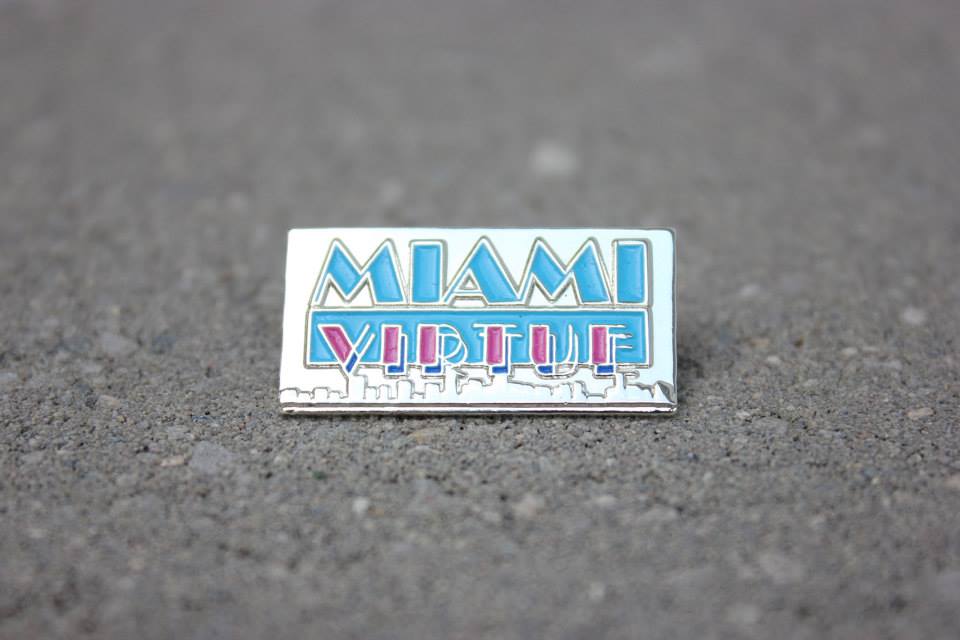 Miami Virtue Pin, Silver