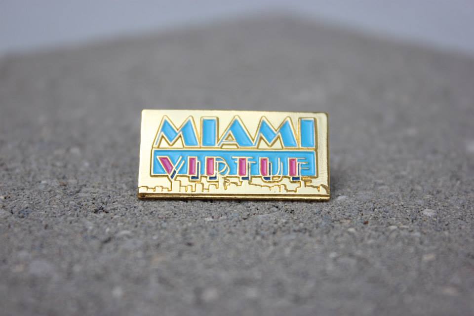 Miami Virtue Pin, Gold