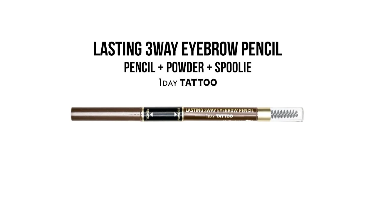 K-Palette Lasting 3 Way Eyebrow Pencil