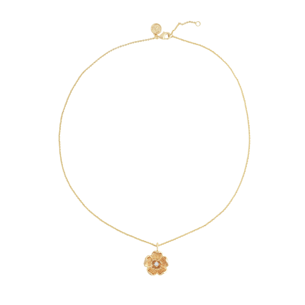 Wildflowers Gold Pendant Necklace