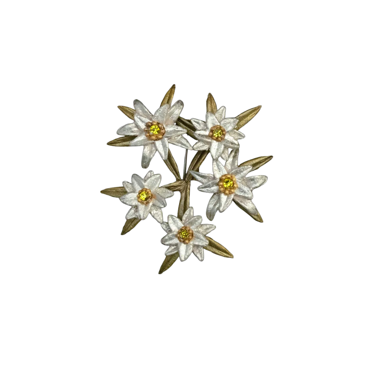 Michael Michaud Edelweiss Brooch