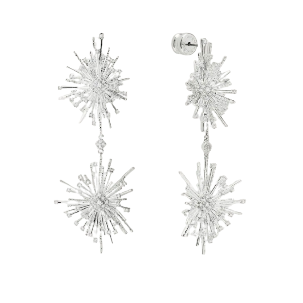 Anabel Aram Celeste Drop Silver Earrings