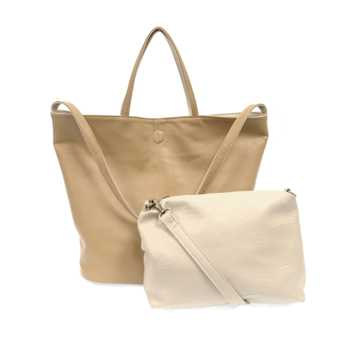 Amina Slouch Gold Leather Tote Bag | Oliver Bonas