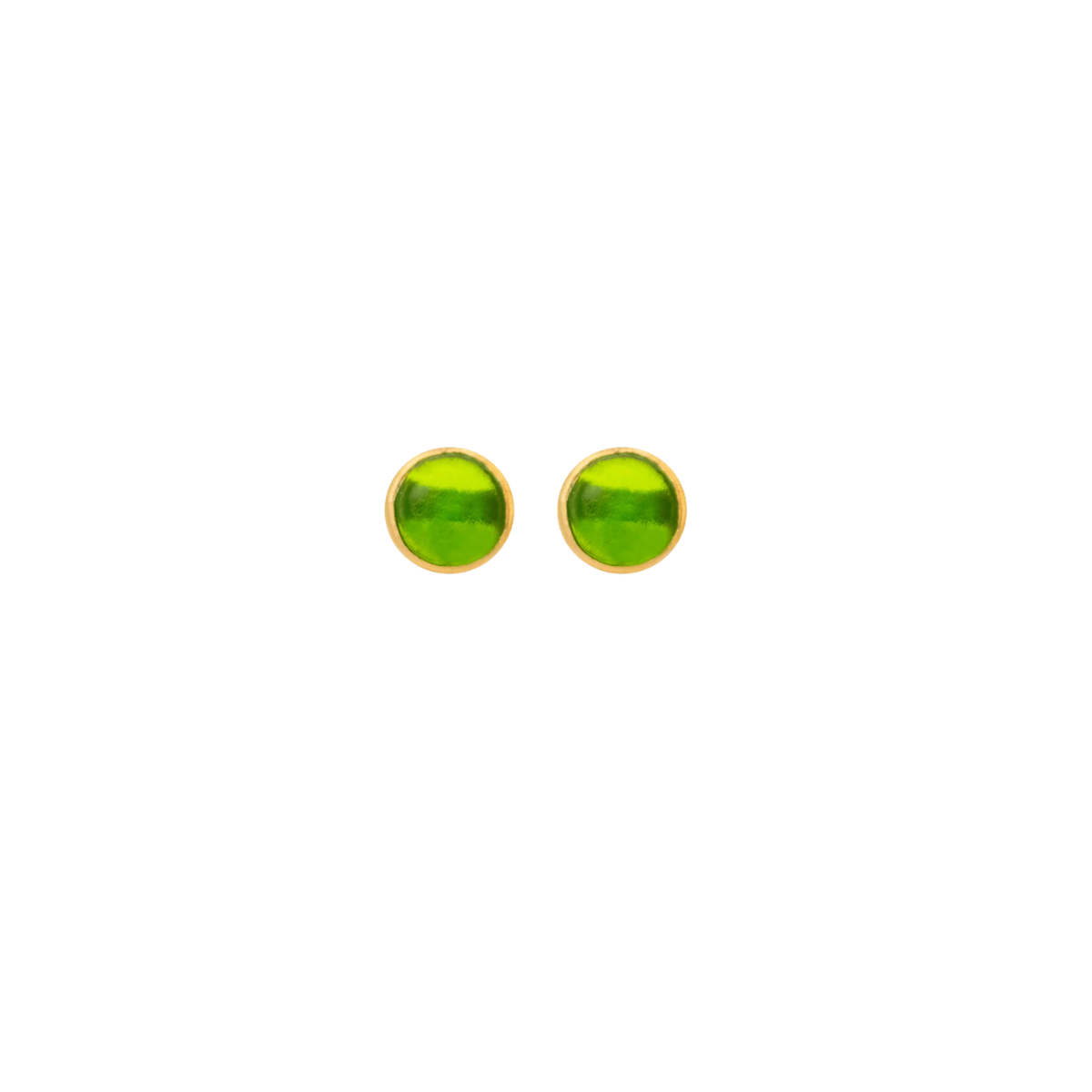 Michael Vincent Michaud Green Bubble Post Earrings