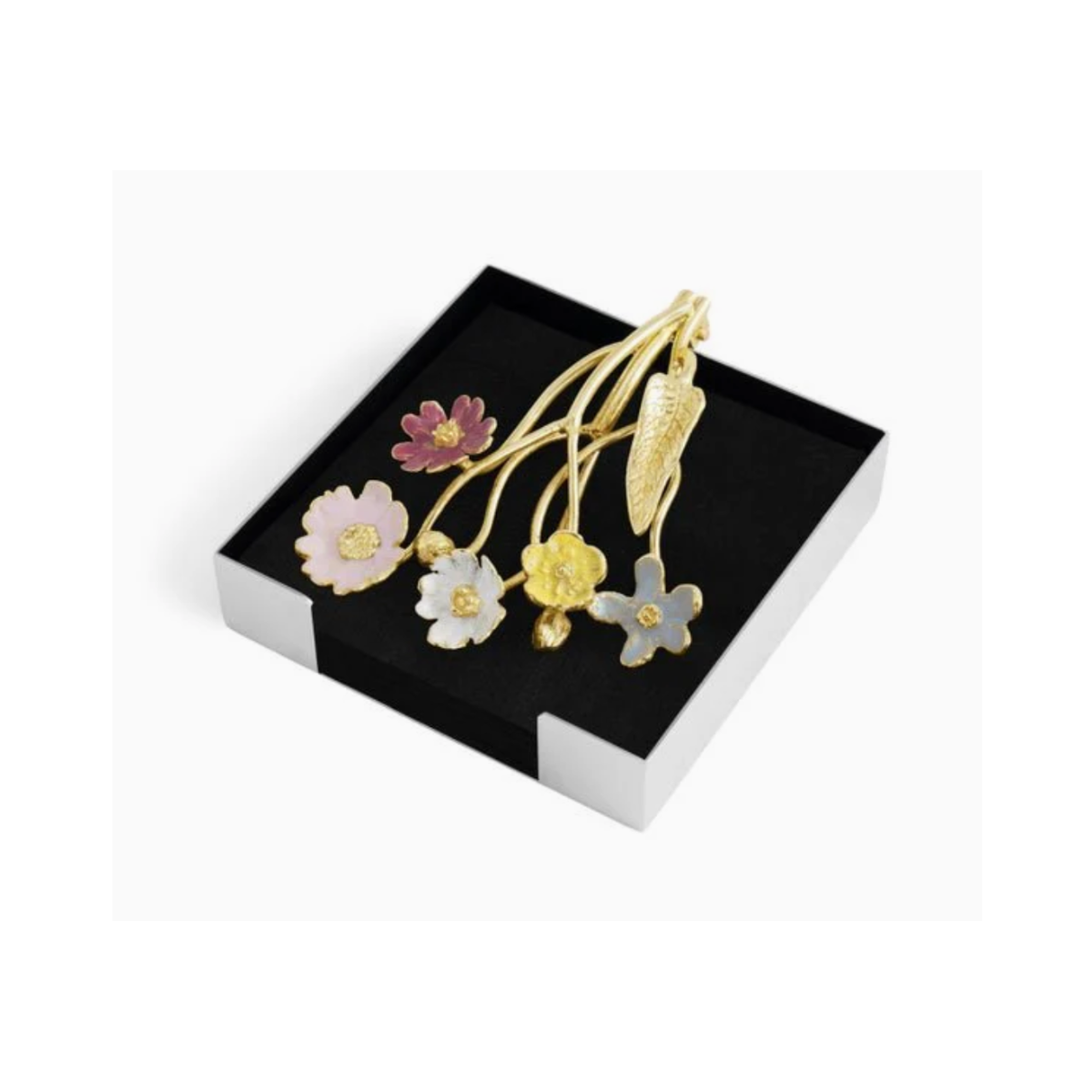 Michael Aram Wildflowers Cocktail Napkin Holder