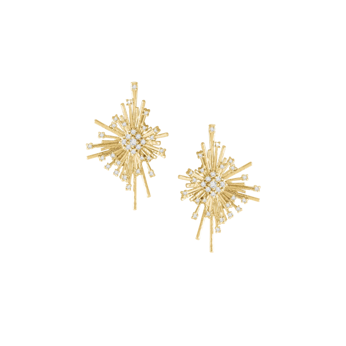 Anabel Aram Celeste Gold Statement Earrings
